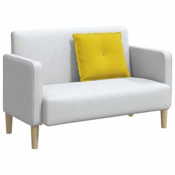 Rücken Kissen Gelb 60 x 50 cm Cordstoff