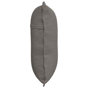 Rücken Kissen Hellgrau 60 x 50 cm Cordstoff