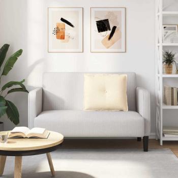 Rückenkissen Creme 60 x 50 cm Cordstoff