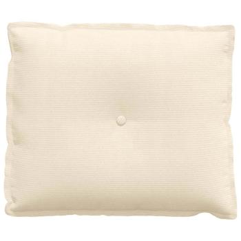 Rückenkissen Creme 60 x 50 cm Cordstoff