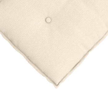 Rückenkissen Creme 60 x 50 cm Cordstoff