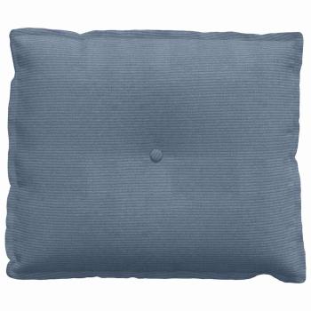 Rücken Kissen Blau 60 x 50 cm Cordstoff