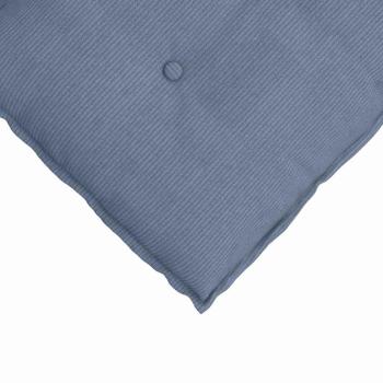Rücken Kissen Blau 60 x 50 cm Cordstoff