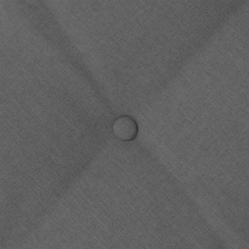 Rücken Kissen Dunkelgrau 80 x 19 x 50 cm Stoff