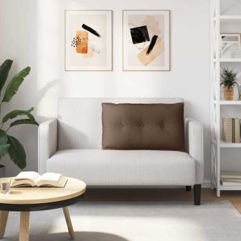 Rücken Kissen Braun 80 x 19 x 50 cm Stoff