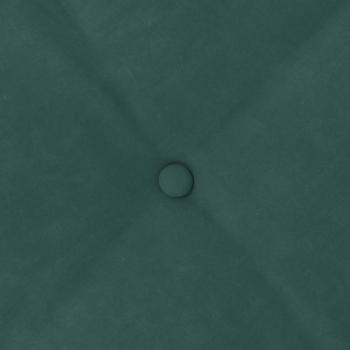 Rücken Kissen Dunkelgrün 80 x 50 cm Cordstoff