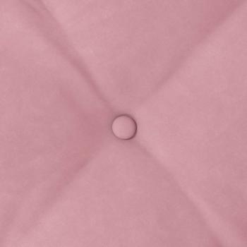 Rücken Kissen Rosa 80 x 50 cm Cordstoff