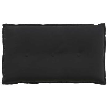 Rücken Kissen Schwarz 80 x 50 cm Cordstoff