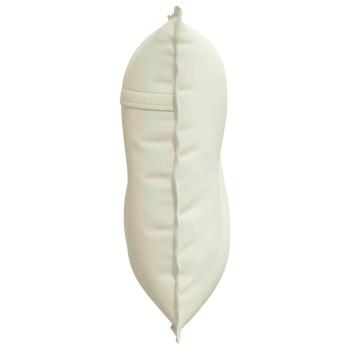Rücken Kissen Creme 80 x 50 cm Cordstoff
