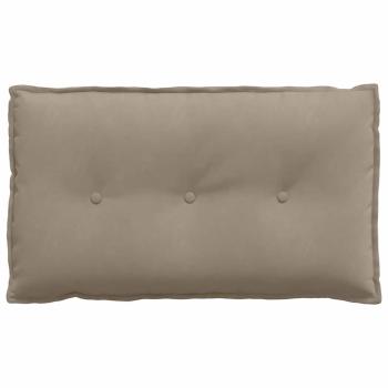 Rückenkissen Taupe 80 x 50 cm Mikrofaserstoff