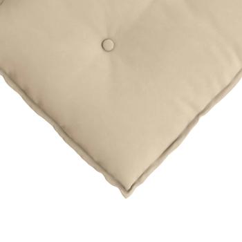 Rückenkissen Creme 80 x 50 cm Mikrofaserstoff
