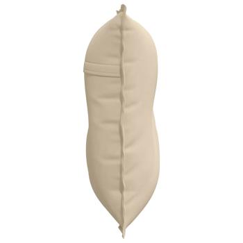 Rückenkissen Creme 80 x 50 cm Mikrofaserstoff