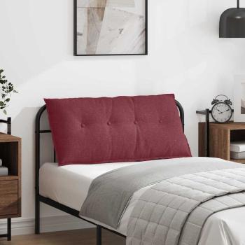 ARDEBO.de - Rücken Kissen Weinrot 100 x 19 x 50 cm Stoff