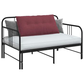 Rücken Kissen Weinrot 100 x 19 x 50 cm Stoff