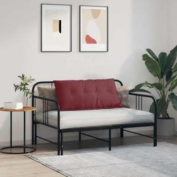 Rücken Kissen Weinrot 100 x 19 x 50 cm Stoff