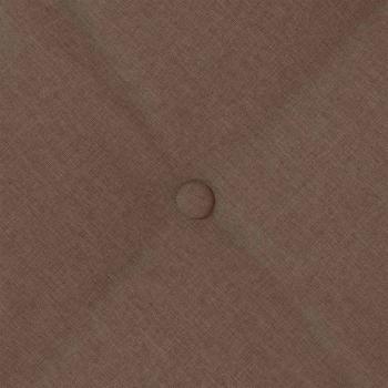 Rücken Kissen Braun 100 x 19 x 50 cm Stoff