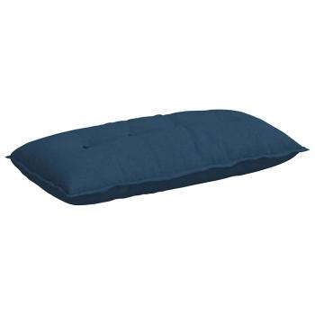 Rücken Kissen Blau 100 x 19 x 50 cm Stoff
