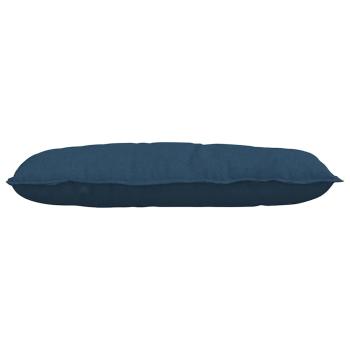 Rücken Kissen Blau 100 x 19 x 50 cm Stoff