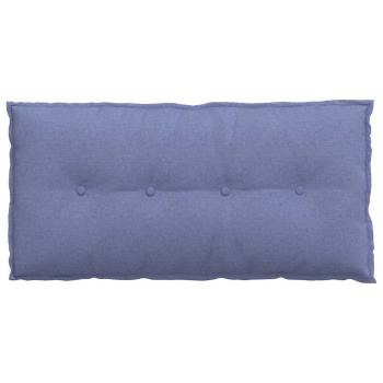 Rücken Kissen Jeans blau 100 x 19 x 50 cm Stoff