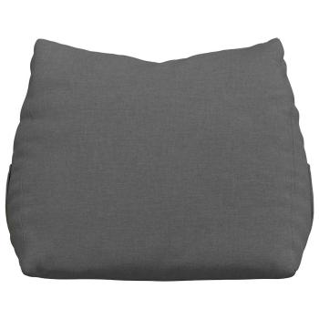 Rücken Kissen Dunkelgrau 45 x 20 x 35 cm Stoff
