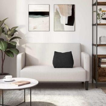 Rücken Kissen Schwarz 45 x 20 x 35 cm Stoff