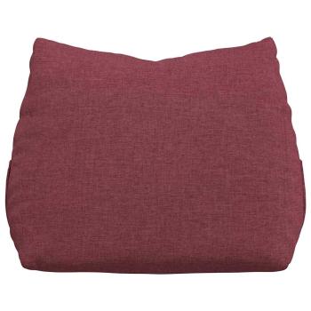 Rücken Kissen Weinrot 45 x 20 x 35 cm Stoff