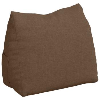 Rücken Kissen Braun 45 x 20 x 35 cm Stoff