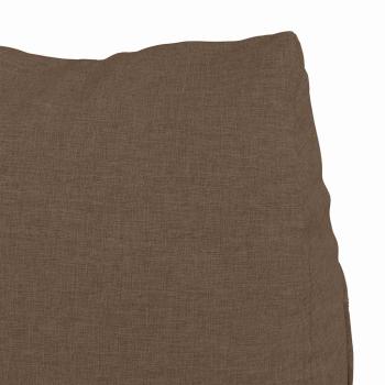 Rücken Kissen Braun 45 x 20 x 35 cm Stoff