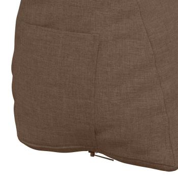 Rücken Kissen Braun 45 x 20 x 35 cm Stoff