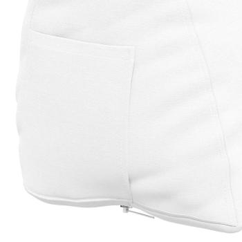 Rücken Kissen Weiß 45 x 20 x 35 cm Stoff