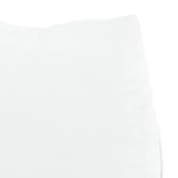 Rückenkissen Weiß 45 x 20 x 35 cm Stoff