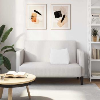 Rücken Kissen Weiß 45 x 20 x 35 cm Stoff