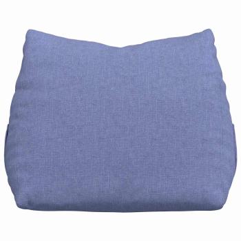 Rücken Kissen Jeans blau 45 x 20 x 35 cm Stoff