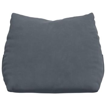 Rücken Kissen Dunkelgrau 45 x 20 x 35 cm Cordstoff