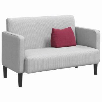 Rücken Kissen Weinrot 45 x 20 x 35 cm Cordstoff