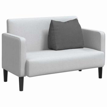 Rücken Kissen Dunkelgrau 60 x 20 x 50 cm Stoff