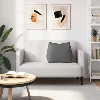 Rückenkissen Dunkelgrau 60 x 20 x 50 cm Stoff