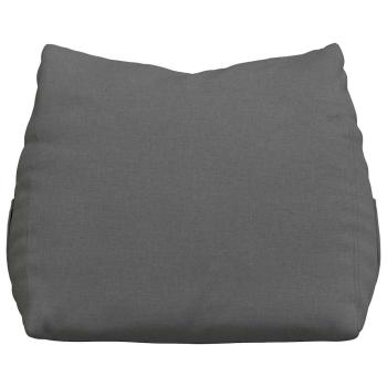 Rückenkissen Dunkelgrau 60 x 20 x 50 cm Stoff