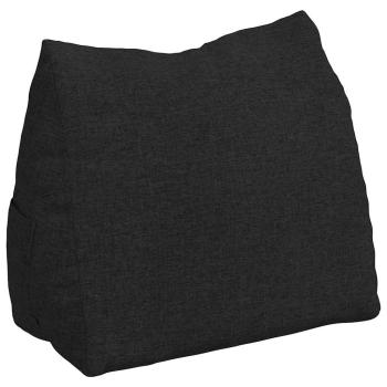 Rücken Kissen Schwarz 60 x 20 x 50 cm Stoff