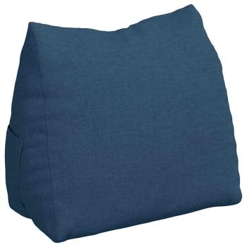 Rücken Kissen Blau 60 x 20 x 50 cm Stoff
