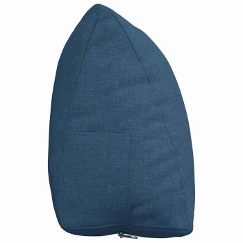 Rücken Kissen Blau 60 x 20 x 50 cm Stoff