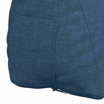 Rücken Kissen Blau 60 x 20 x 50 cm Stoff
