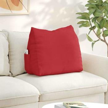 ARDEBO.de - Rücken Kissen Rot 60 x 20 x 50 cm Stoff