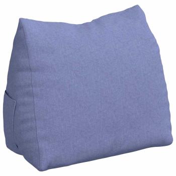 Rücken Kissen Jeans blau 60 x 20 x 50 cm Stoff
