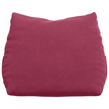 Rücken Kissen Weinrot 60 x 20 x 50 cm Cordstoff