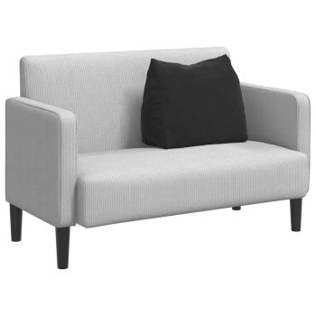 Rücken Kissen Schwarz 60 x 20 x 50 cm Cordstoff