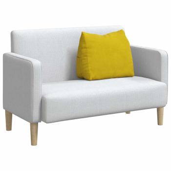 Rücken Kissen Gelb 60 x 20 x 50 cm Cordstoff