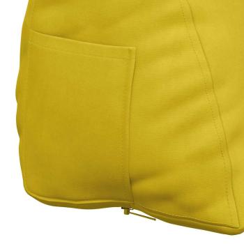 Rücken Kissen Gelb 60 x 20 x 50 cm Cordstoff