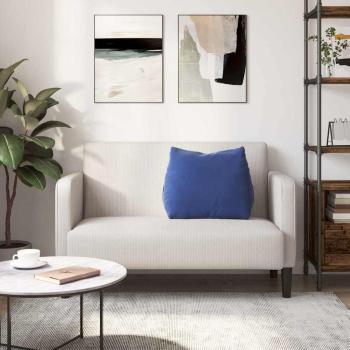 Rücken Kissen Polizeiblau 60 x 20 x 50 cm Cordstoff