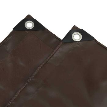 Plane 650g / m² Braun 3 x 5 m Canvas mit PVC-Beschichtung